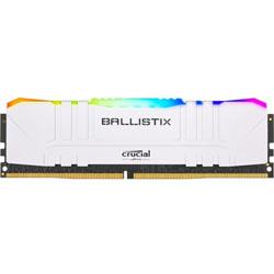 CRUCIAL Ballistix White - 2 x 8 Go - DDR4 3000 MHz - RGB - Blanc