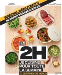 Livre de cuisine Hachette En 2h je cuisine