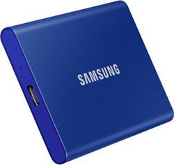 Disque SSD externe Samsung portable SSD T7 1TO bleu indigo