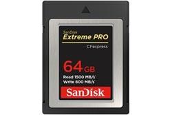 Cartes CompactFlash Sandisk CF EXPRESS EXTREME PRO 64Go