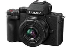 Appareil photo hybride Panasonic Lumix G100 Noir + Objectif G Vario 12-32 mm f/3.5-5.6 Asph. Mega O.I.S. Noir