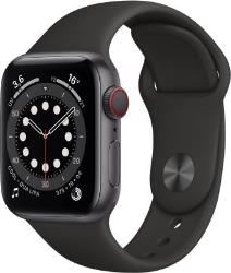 Montre connectée Apple Watch 40MM Alu Gris/Noir Series 6 Cellular