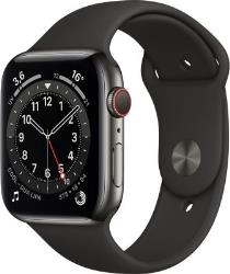 Montre connectée Apple Watch 44MM Acier Graph/Noir Series 6 Cellular