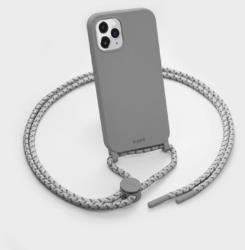 Coque collier Laut iPhone 12 mini Pastels gris