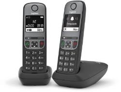 Téléphone sans fil Gigaset A605 Duo Noir