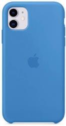 Coque Apple iPhone 11 Silicone bleu