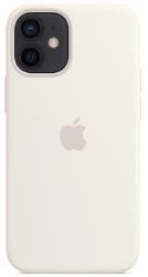 Coque Apple iPhone 12 mini Silicone blanc MagSafe