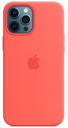 Coque Apple iPhone 12 Pro Max Silicone rose Magsafe