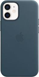 Coque Apple iPhone 12 mini Cuir bleu MagSafe