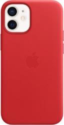 Coque Apple iPhone 12 mini Cuir rouge MagSafe