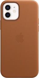 Coque Apple iPhone 12/12 Pro Cuir marron MagSafe