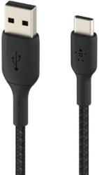 Câble USB C Belkin tresse 1M Noir