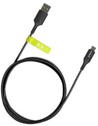 Câble micro USB Green_e 1M20 avec attache Noir