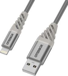 Câble iPhone Otterbox Premium USB A-Lightning 1M Argent