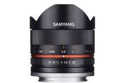 Objectif à Focale fixe Samyang 8mm f/2.8 UMC Fisheye II Noir pour Sony E