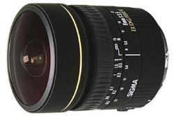 Objectif à Focale fixe Sigma 8mm f/3,5 DG EX FISHEYE pour Canon EF