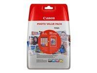 Canon CLI-571 XL C/M/Y/BK Photo Value Pack - pack de 4 - noir, jaune, cyan, magenta - originale - reservoir d