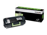 Lexmark 622H - a rendement eleve - noir - originale - cartouche de toner - LCCP, LRP