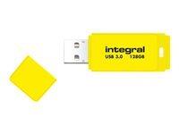 Clé USB Integral Neon jaune - 16 Go