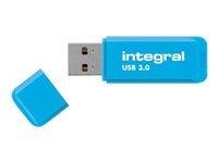 Clé USB Integral Neon bleu - 64 Go