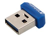Verbatim Store 'n' Stay NANO - Cle USB - 64 Go - USB 3.0 - bleu