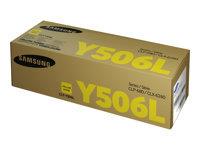 Samsung CLT-Y506L - a rendement eleve - jaune - originale - cartouche de toner (SU515A)
