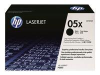 HP 05X - a rendement eleve - noir - originale - LaserJet - cartouche de toner (CE505X)