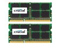 Mémoire RAM Crucial - DDR3 - kit - 8 Go: 2 x 4 Go - SO DIMM 204 broches