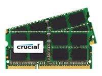 Mémoire RAM Crucial - DDR3L - kit - 8 Go: 2 x 4 Go - SO DIMM 204 broches