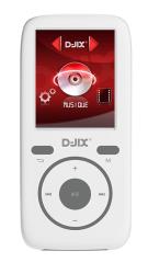 Baladeur MP3 D-JIX M439 NO FM Blanc