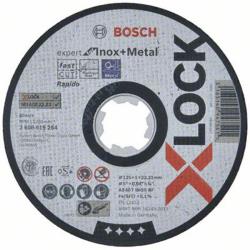 BOSCH Disque à tronçonner plat X-LOCK 125mm - Expert for Inox and Metal