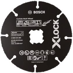 BOSCH Disque Carbide Multi Wheel X-LOCK 125mm - 2608619284