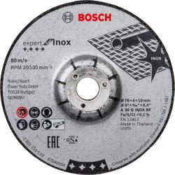 BOSCH 2 disques déportés à ébarber 76mm Expert for INOX - 2608601705