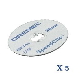 DREMEL 5 Disques EZ SPEEDCLIC 38mm - 2615S456JC