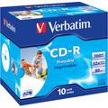 Supports de stockage VERBATIM Pack de 10 CD-R 700 Mo Surface imprimable