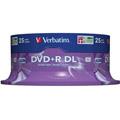 Supports de stockage VERBATIM Pack de 25 DVD+R DL 120 mm 8.50 Go