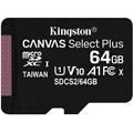 Cartes mémoire KINGSTON Canvas Select Plus microSDXC UHS-I 64 Go
