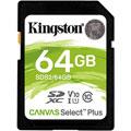 Cartes mémoire KINGSTON Canvas Select Plus SDXC UHS-I 64 Go