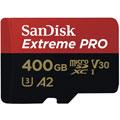 Cartes mémoire Sandisk Extreme Pro microSDXC UHS-I 400 Go