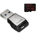 Cartes mémoire Sandisk Extreme Pro microSDXC UHS-II 128 Go