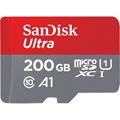 Cartes mémoire Sandisk Ultra microSDXC UHS-I 200Go + Adaptateur SD