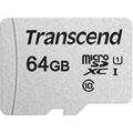 Cartes mémoire TRANSCEND 300S microSDXC UHS-I 64Go