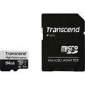 Cartes mémoire TRANSCEND 300S microSDXC UHS-I U3 64Go