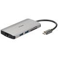 D-LINK 8-en-1 USB-C vers HDMI/RJ45/USB/USB-C/microSD/SD