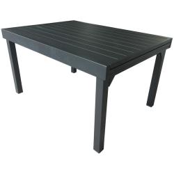 Table jardin full aluminium modulo 135 à 270 cm - WILSA