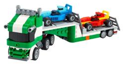 LEGO Creator 3-en-1 31113 Le transporteur de voitures de course