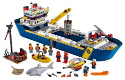 LEGO City 60266 Le bateau d'exploration océanique