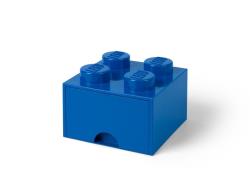 LEGO Divers 5006130 Brique bleue de rangement à tiroir 4 tenons