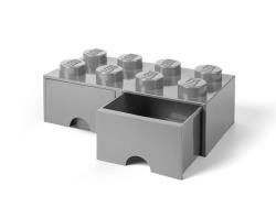 LEGO Divers 5005720 Brique gris pierre de rangement à tiroir et à 8 tenons