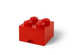 LEGO Divers 5006129 Brique rouge de rangement à tiroir 4 tenons